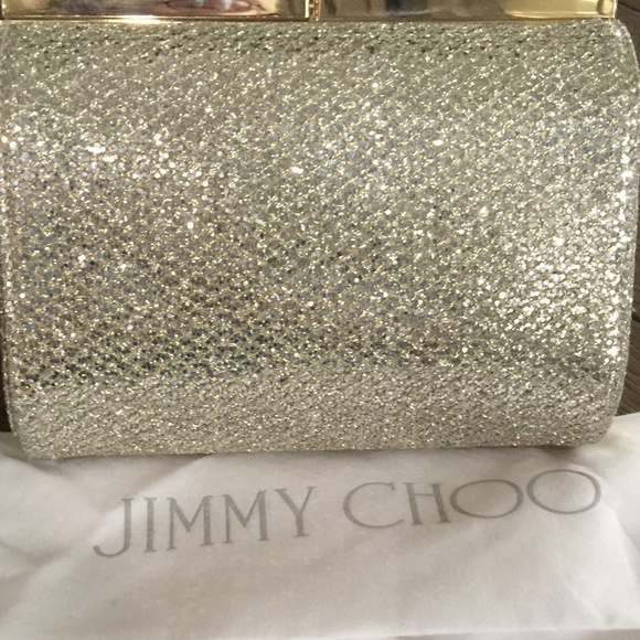 jimmy choo glitter bag
